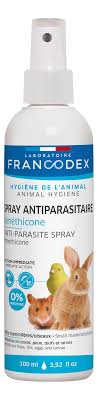 Francodex Spray Antiparassitario al Dimeticone per Uccelli e Roditori