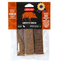 Zolux Snack per Cane Lamelle di Cinghiale 100g