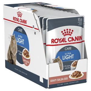12x85g Royal Canin Light Weight Care in Salsa - Umido Gatto - ROYAL CANIN - UMIDO GATTO