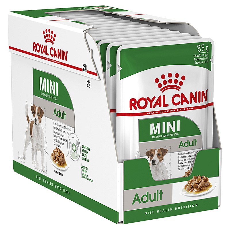 48x85g Royal Canin Mini Adult Bocconcini in Salsa
