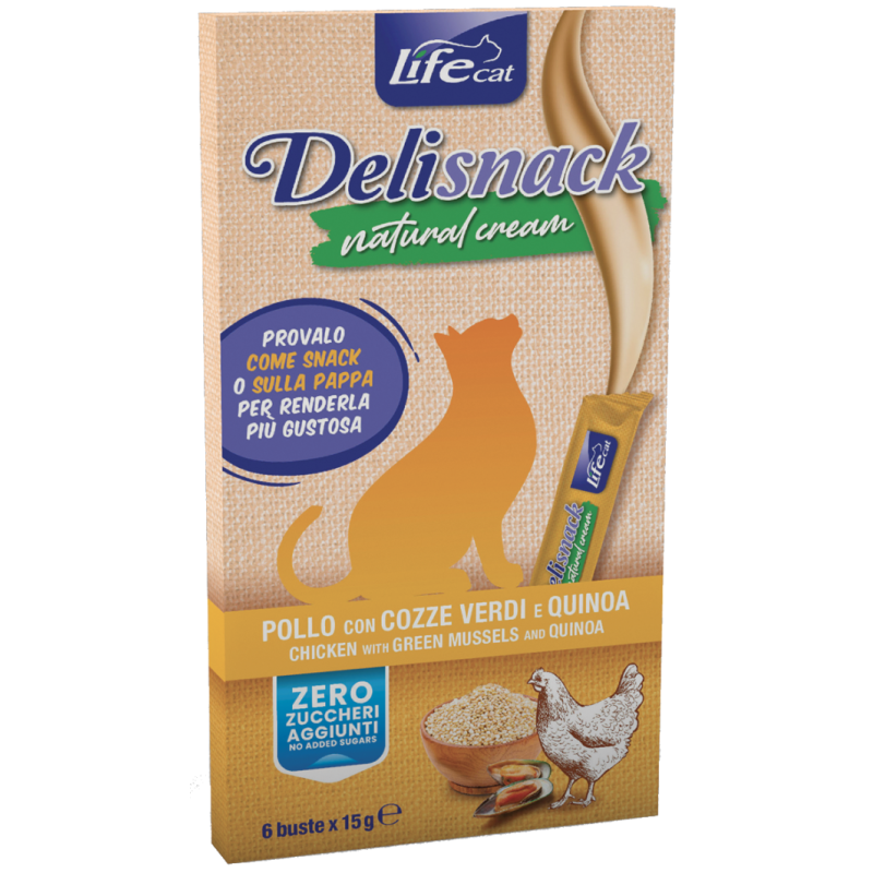 LIFE Natural Cream Pollo 6X15 Gr