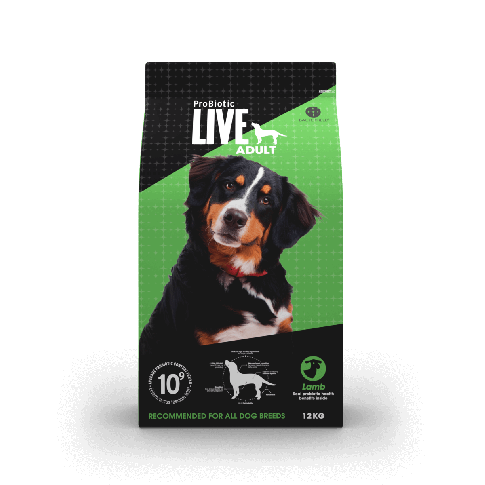 Live Dog ProBiotic Adult Lamb 12kg Crocchette per Cane