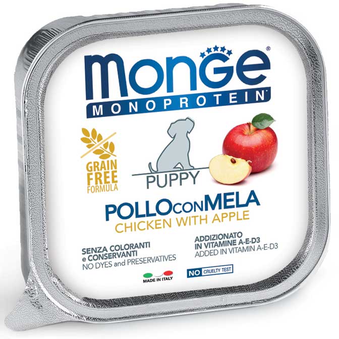 Monge Monoprotein Patè Solo Pollo con Mela Puppy 150gr
