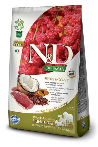 Farmina N&D Quinoa Skin&Coat Anatra 7 kg