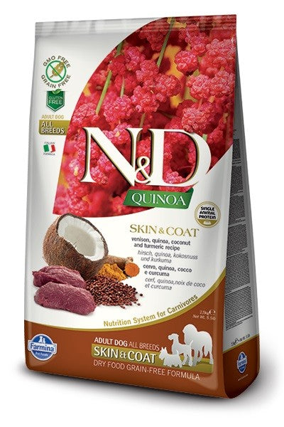 FARMINA N&D Quinoa Skin&Coat Cervo 7 kg