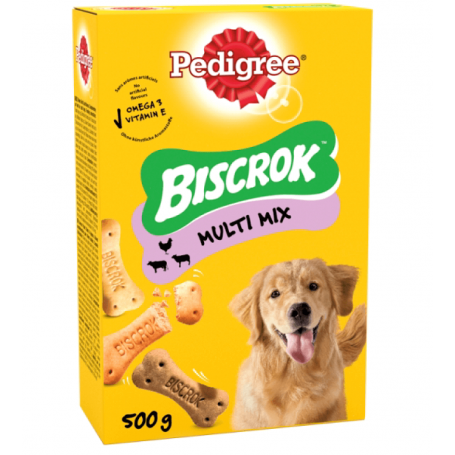 Pedigree Biscrok Multimix 500gr Biscotti per Cani