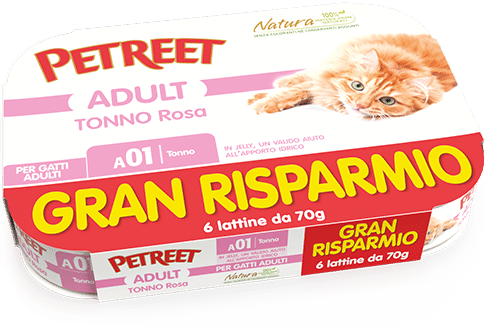 Petreet Natura Tonno Rosa 6x70gr