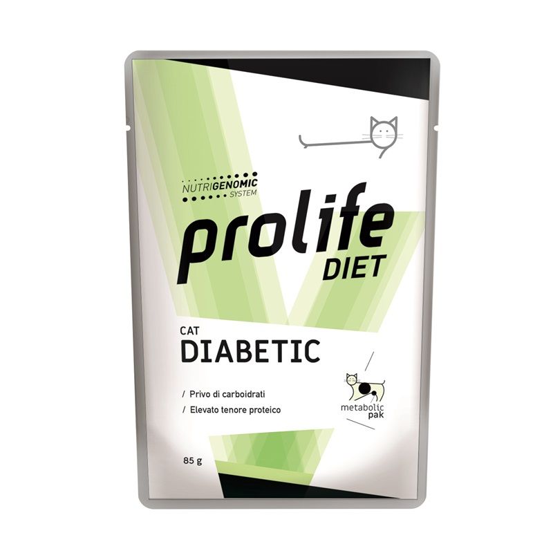 Prolife Diet cat Diabetic dieta umido gatto 85GR