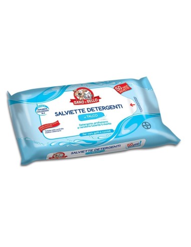 Bayer  Salviette Detergenti Elanco al talco 50 pezzi