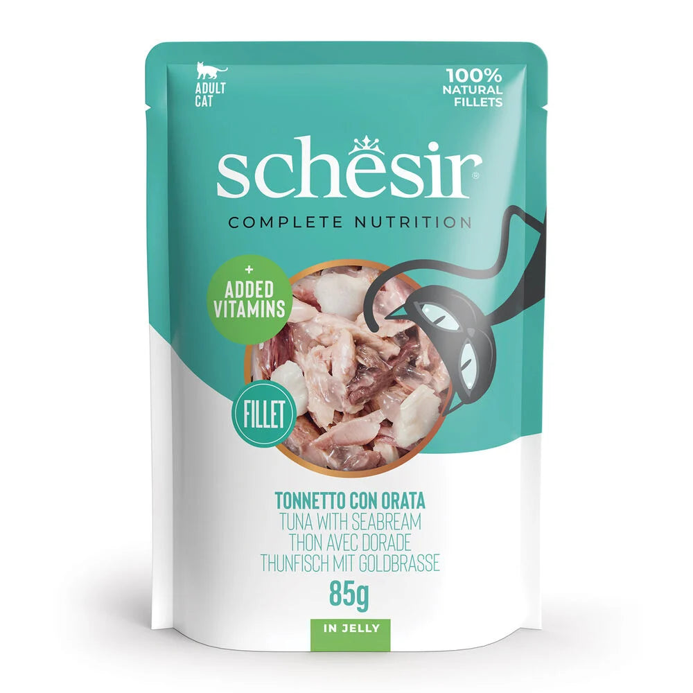 Schesir Gatto Tonnetto con Orata 85g - Cibo Umido per Gatti