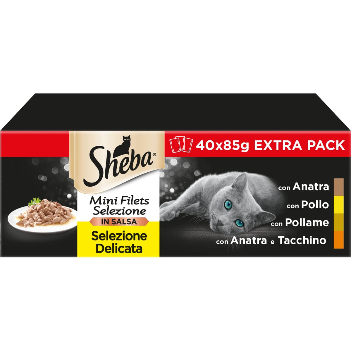 Sheba Multipack Carni Bianche 40X85GR