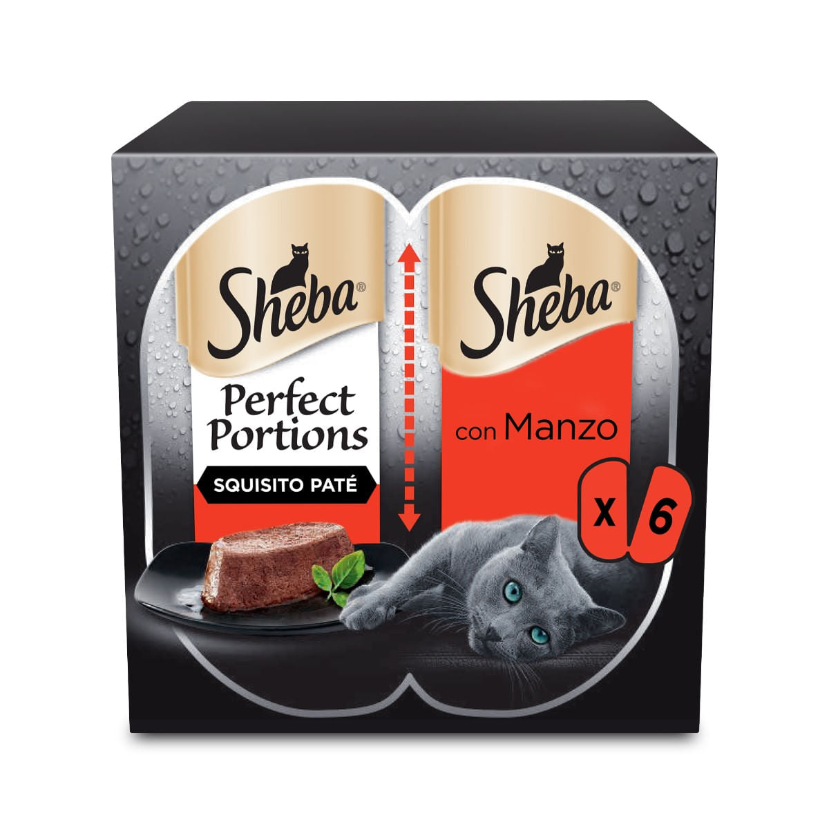 Sheba Perfect Portions Manzo 6x37,5 Gr