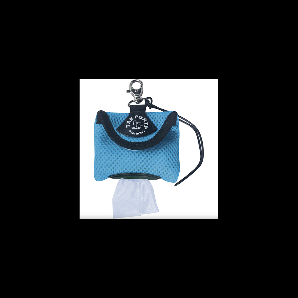 TRE PONTI Dispenser Porta Sacchetti Igienici Easy Clean Azzurro