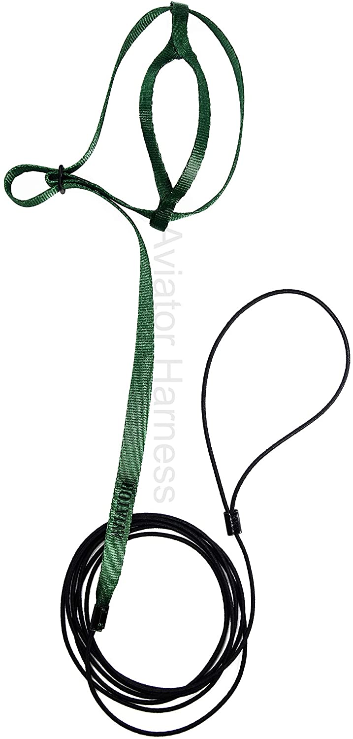 Aviator Bird Harness - Pettorina per Pappagalli - Taglia XS - Colore Verde