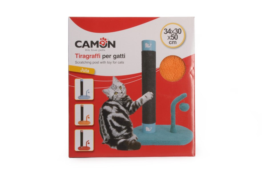 Camon Tiragraffi a colonna in juta e moquette con gioco - AC050/C