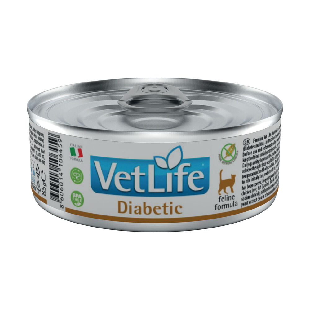 Farmina Vetlife Diabetic Umido Gatto 85 Gr