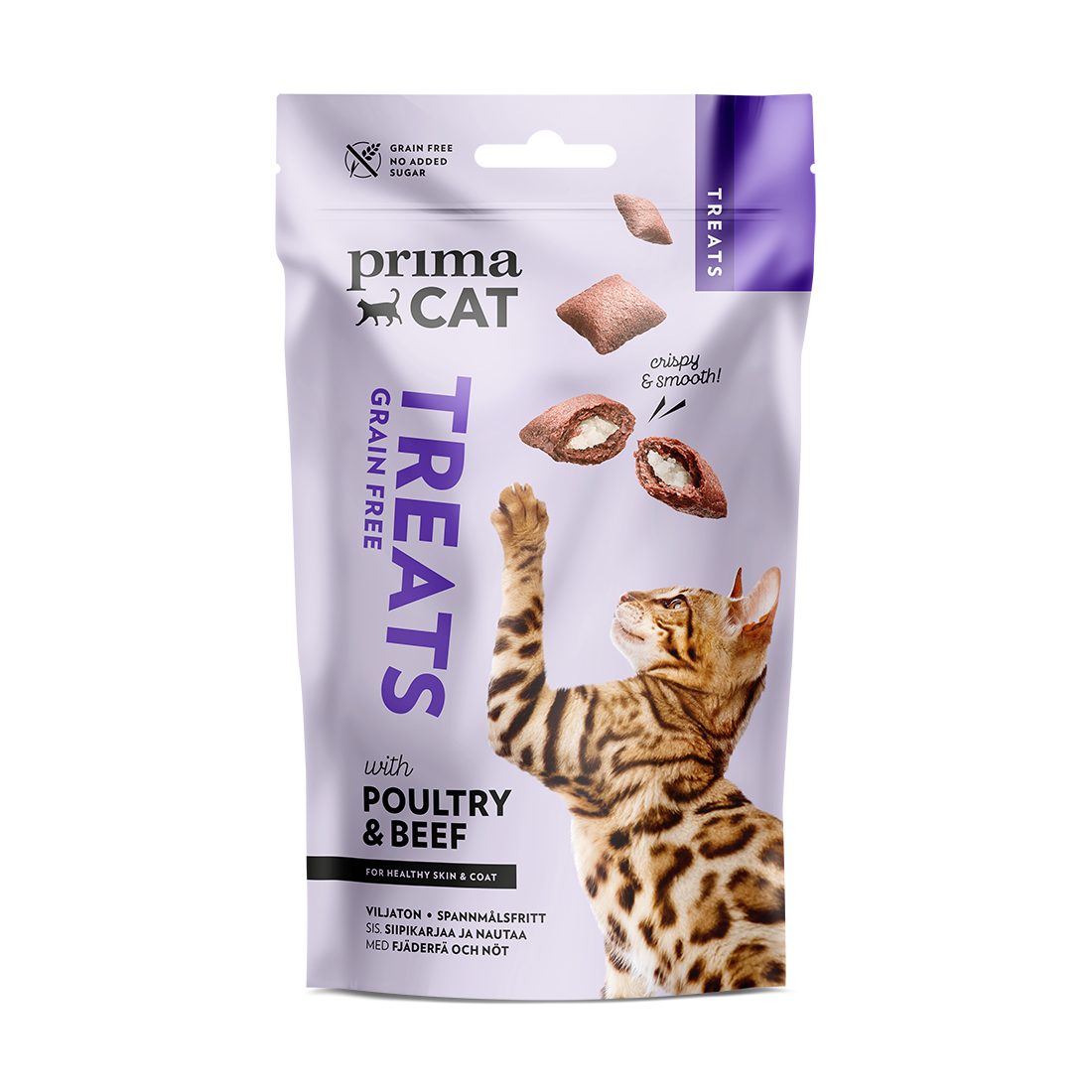 PRIMACAT Skin&Coat Manzo e Pollame 40 Gr Snack per Gatti