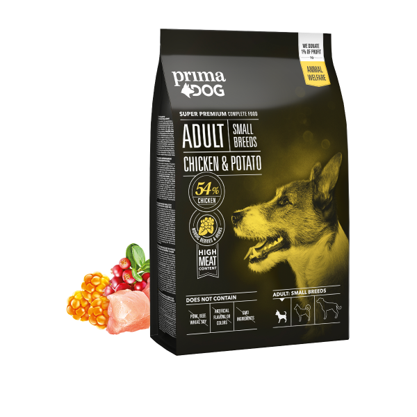 PRIMADOG Adult Small Pollo e Patata 1,5 Kg