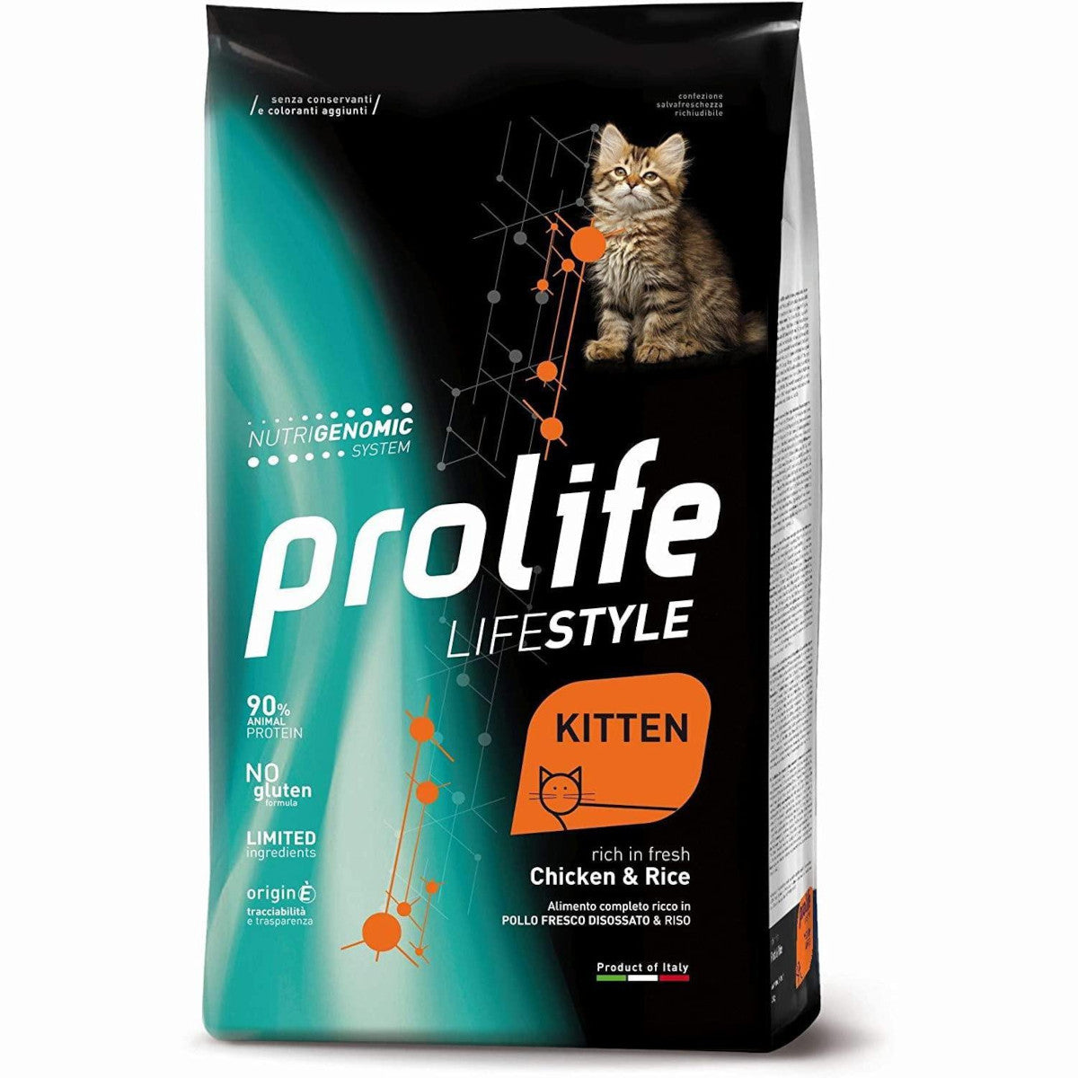 Prolife Kitten Pollo&Riso 400gr Crocchette per Gatti