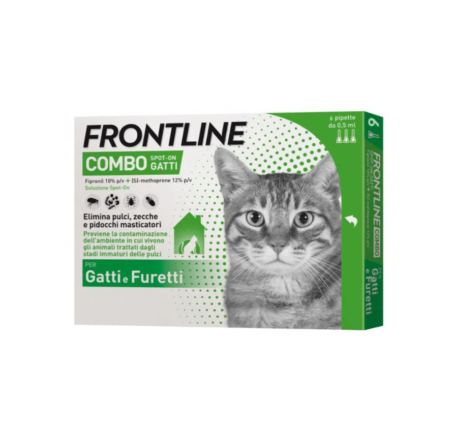 Frontline Combo Antiparassitario per Gatti - 6 Pipette