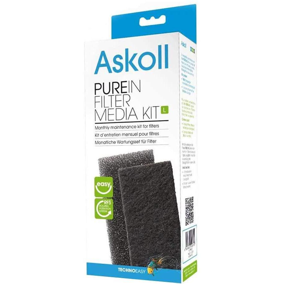 Askoll AC090003 Kit di Manutenzione per Filtri Pure in Filter Media Kit L, L