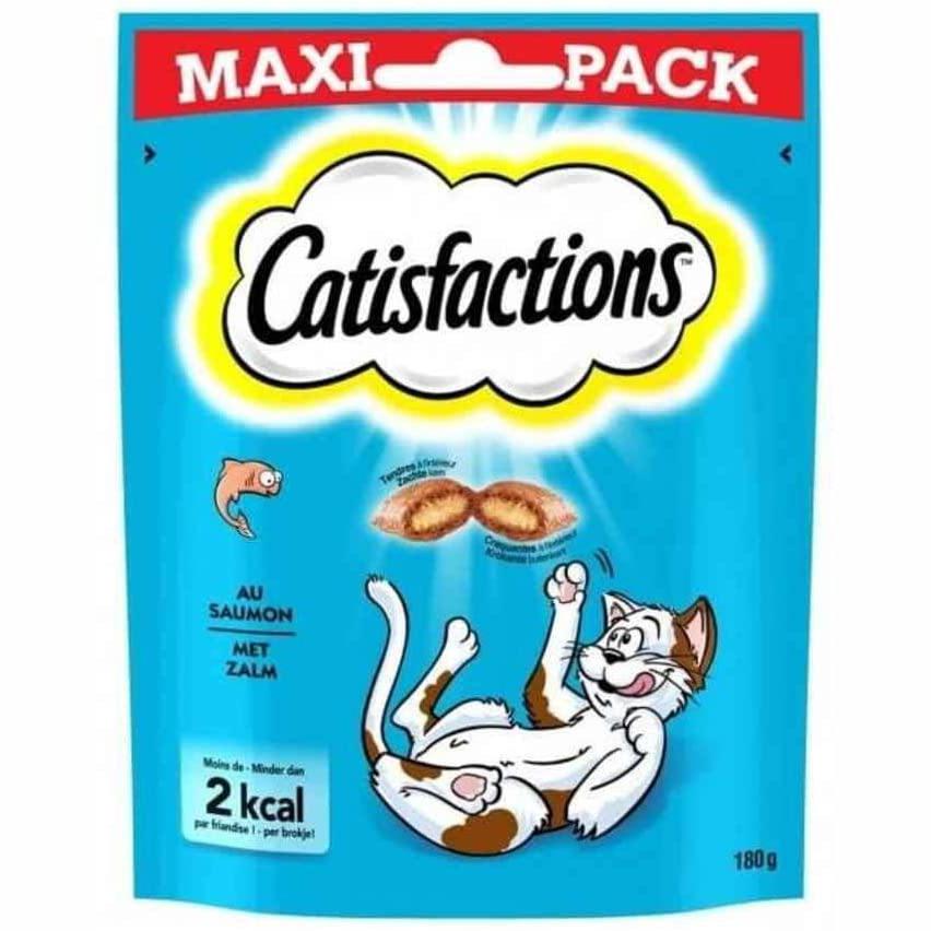 Catisfactions Snacks per Gatti Salmone 180 Grs.