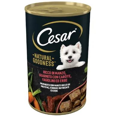 Cesar Natural Goodness Manzo 400gr Alimento umido per Cani