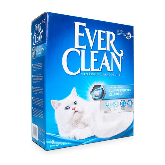 Ever Clean Extra Strong Clumping Unscented 10lt Lettiera per Gatti