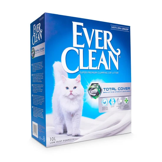 Ever Clean Total Cover 10lt - Lettiera per Gatti con Formula Hygiene Plus