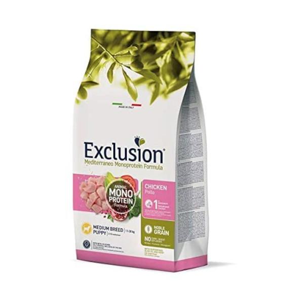 Exclusion Mediterraneo Puppy Pollo Medium 3kg