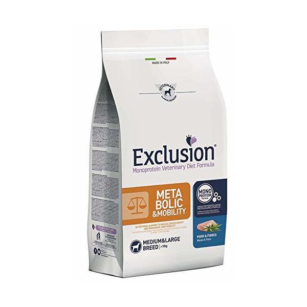 Exclusion Metabolic Mobility Medium/Large con Maiale E Fibre 12 kg