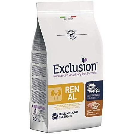 Exclusion Renal Medium Large Adult Maiale,Sorgo e Riso 2 kg