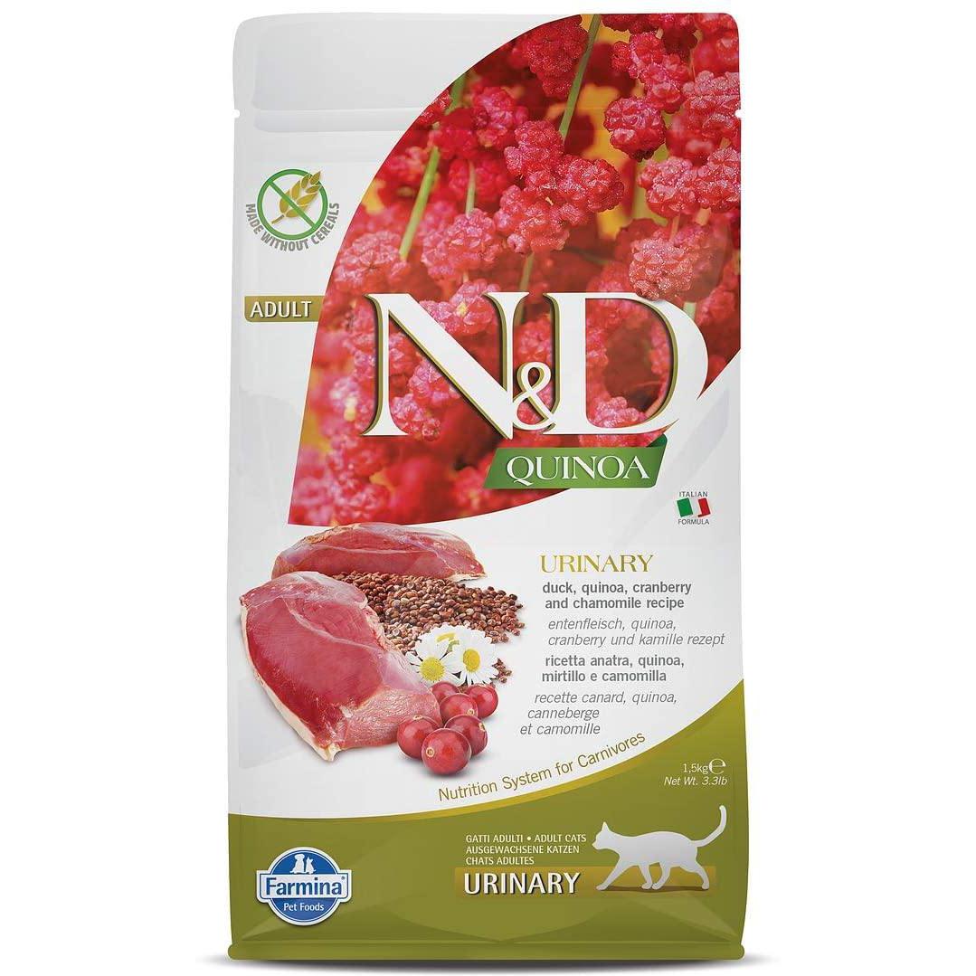 Farmina N&D Urinary Quinoa Anatra Mirtillo Rosso 1,5kg - Grain Free