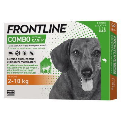 Frontline Combo per cane da 2 a 10 kg - Trattamento antiparassitario completo