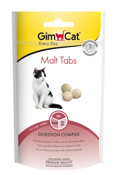 GimCat Malt Tabs Snack per Gatti 40 Gr