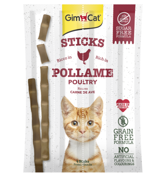GimCat Sticks Pollo Snack Per Gatti 4 Stick