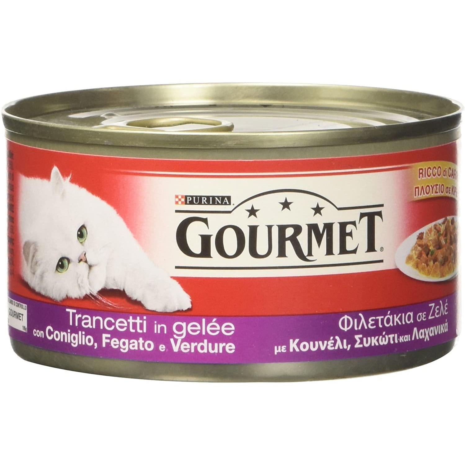 Nestle' Purina - Gourmet - Trancetti Coniglio Fegato e Verdure 1 Barattolo 195,00 gr