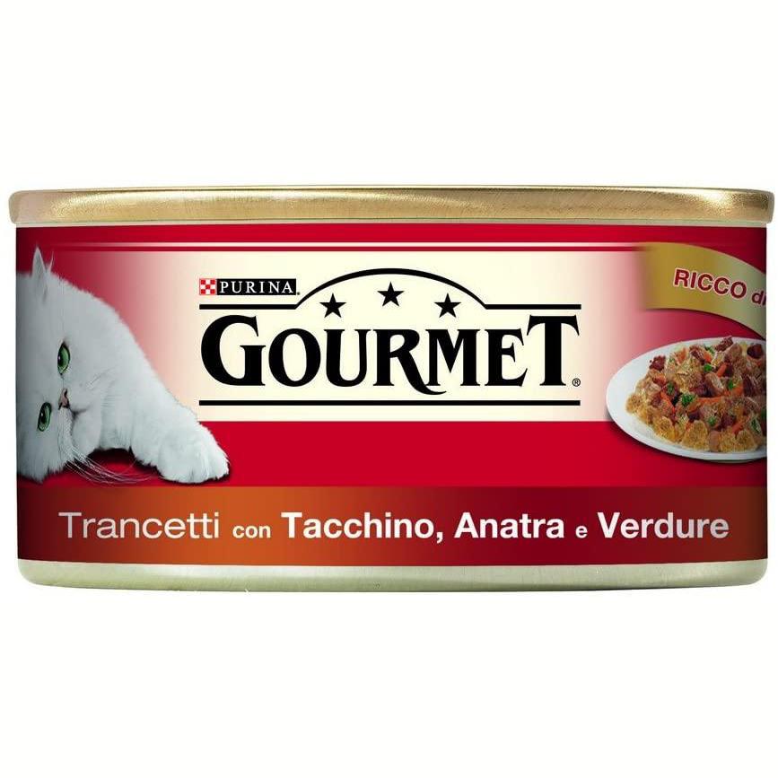 Gourmet Rosso Trancetti di Tacchino Anatra e Verdure 195gr