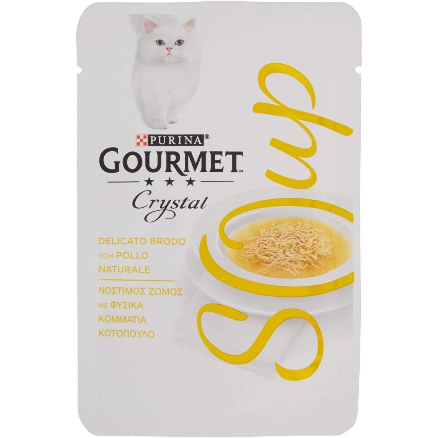 Nestle' Purina - Gourmet Soup con Pollo Naturale Finemente Tagliato 1 Bustina 40,00 gr