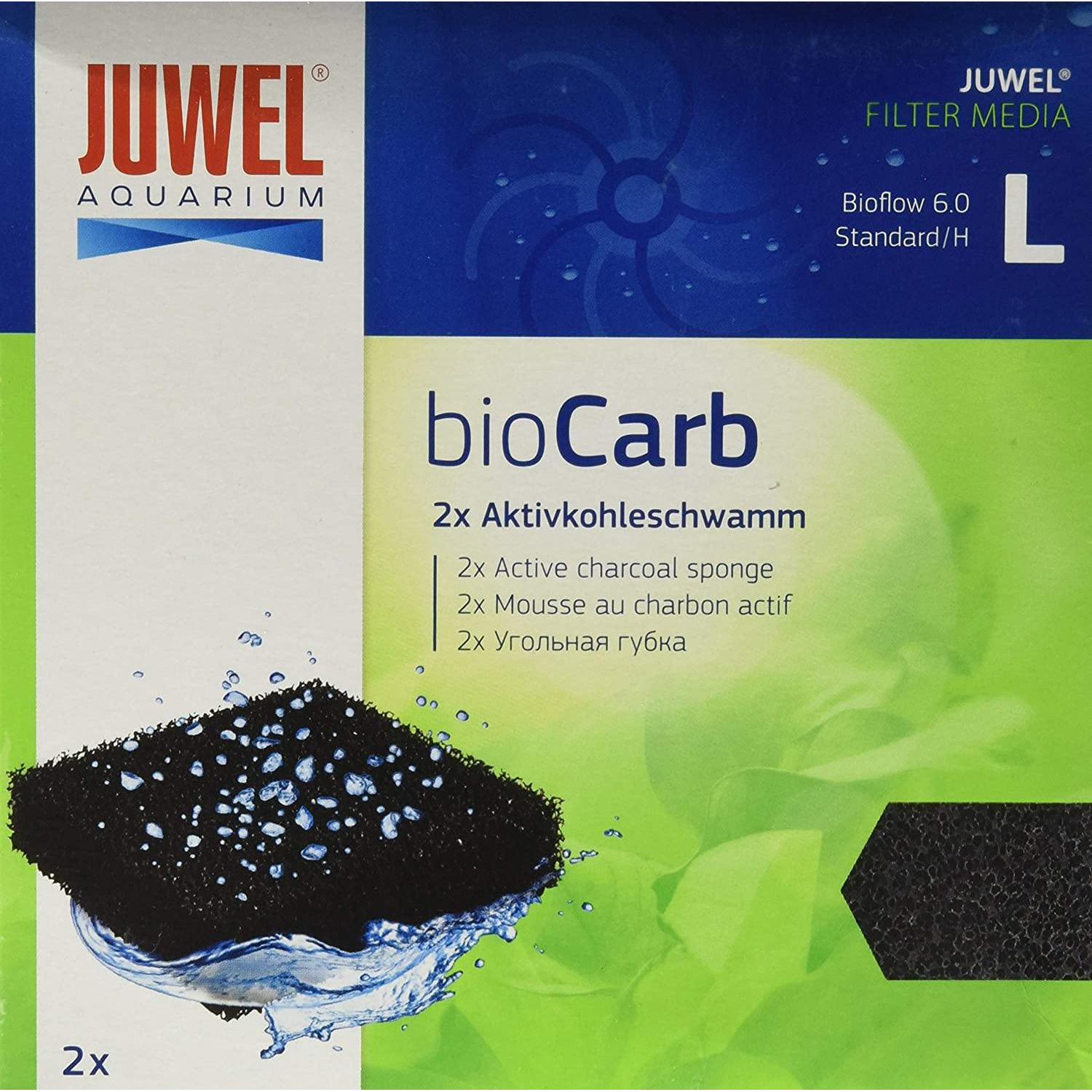 Juwel - Aquariam, Spugna carbone Standard, 1 confezione da 2 pz.