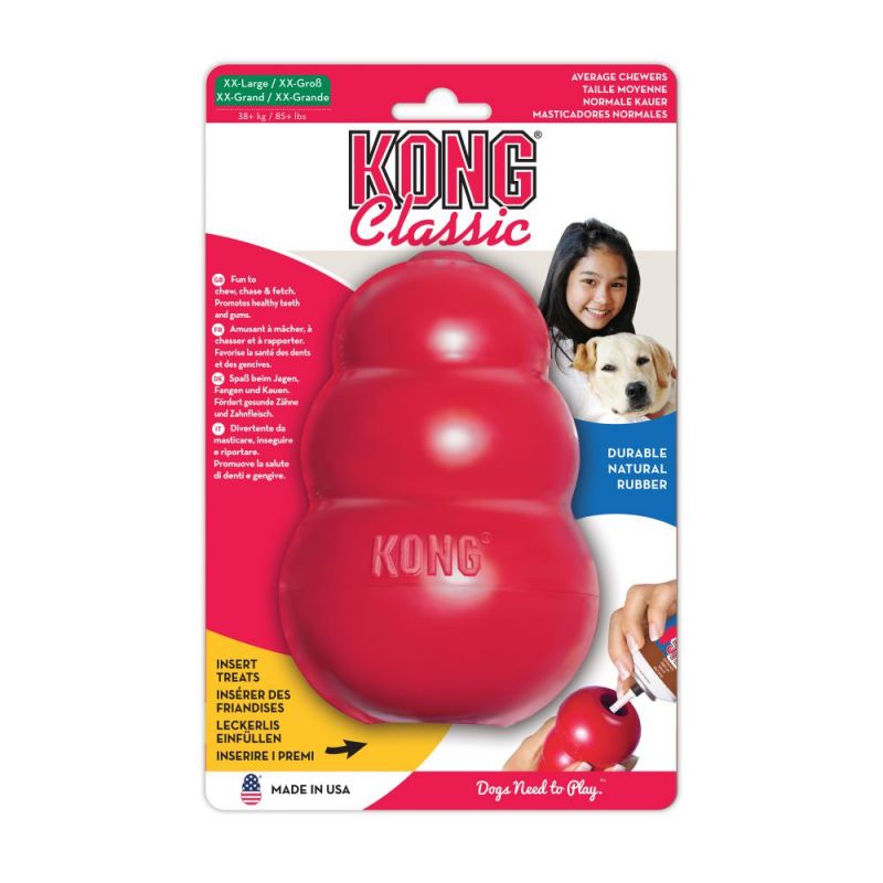 Kong Classic Gioco Cane Rosso XXL