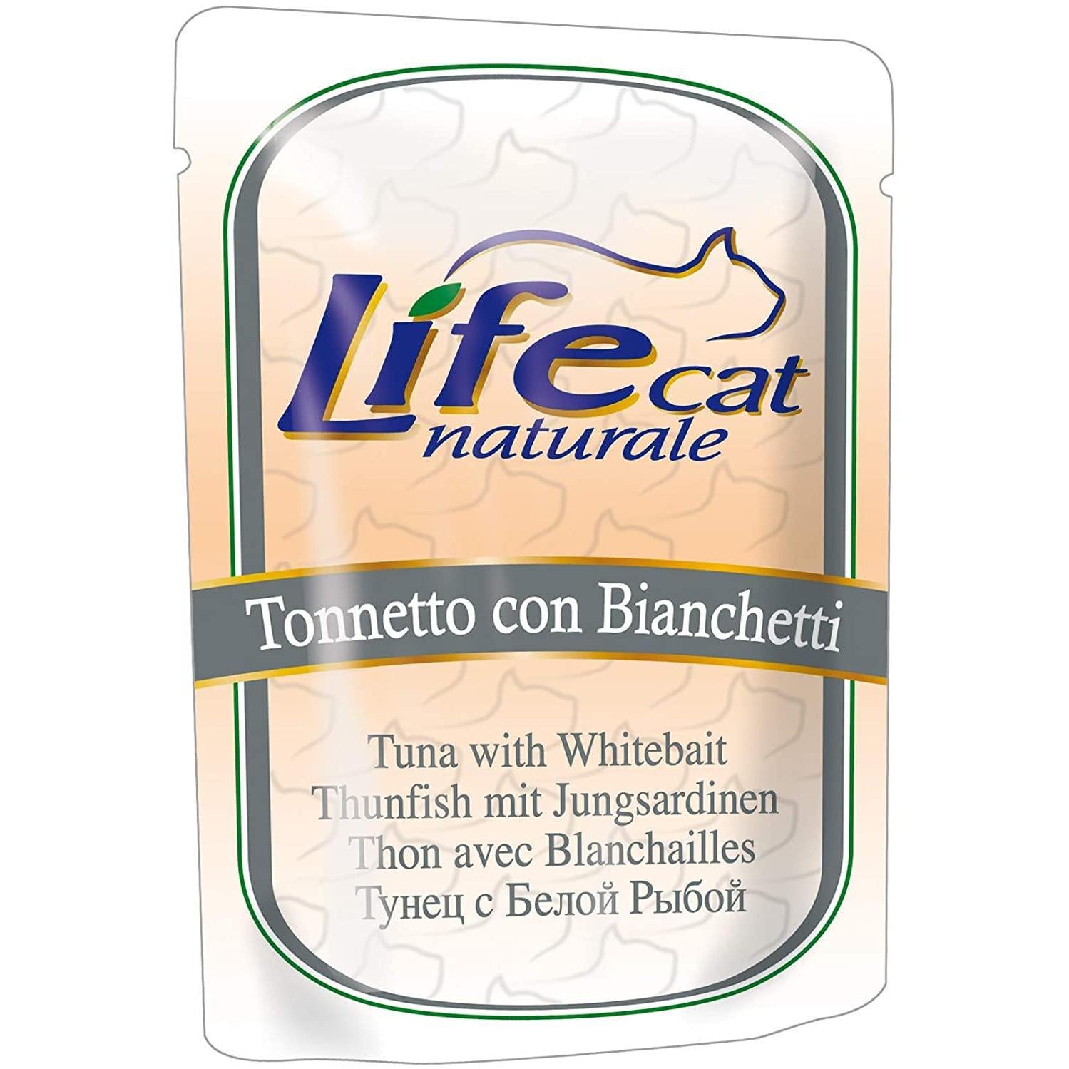 Life Cat 10123 Busta di Tonno e Alicette, 70 Grammi