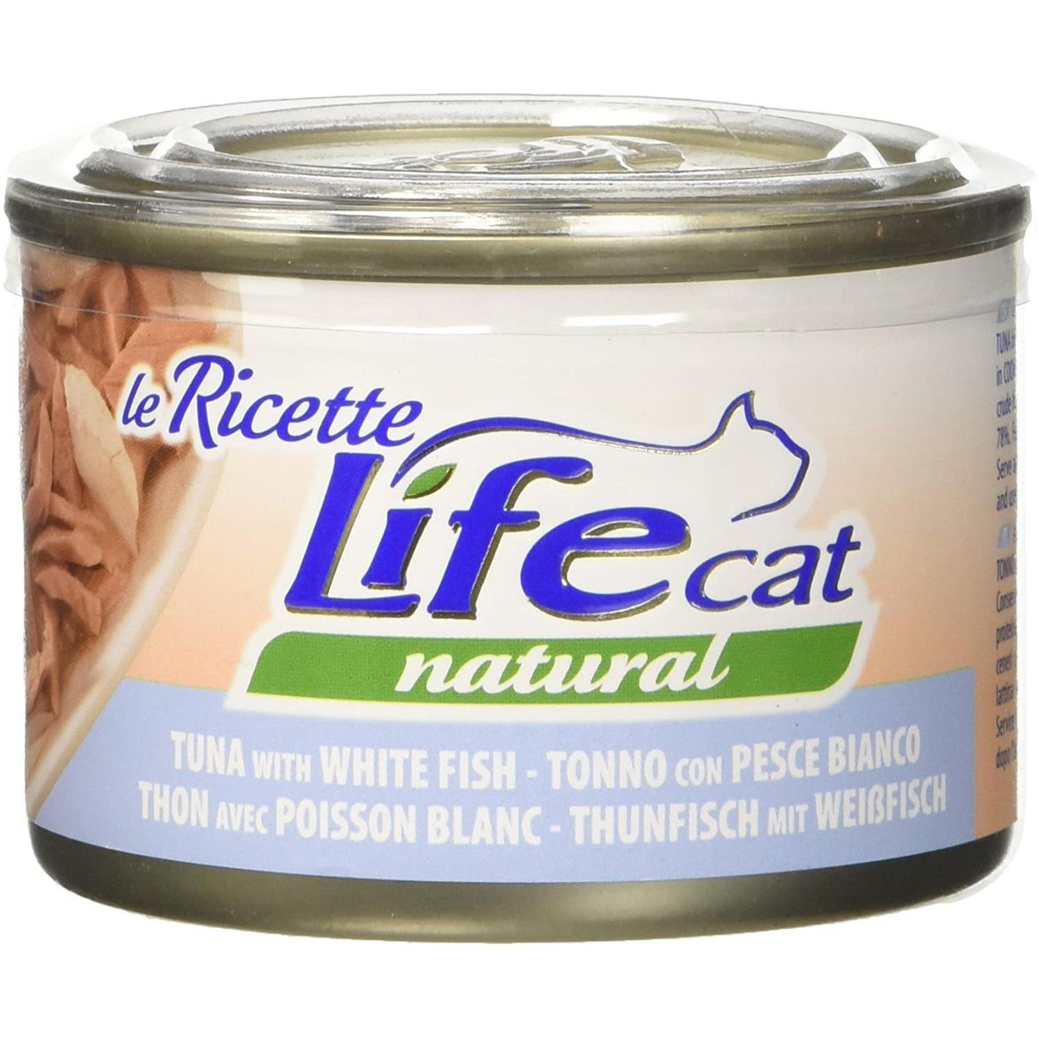 Life Cat Le Ricette Tonno e Pesce Bianco Lattina 150gr