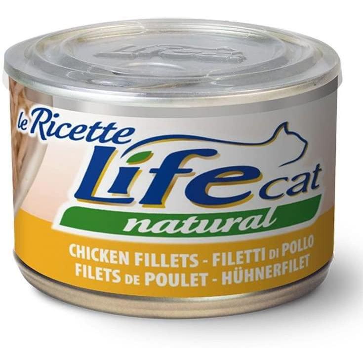 Life Cat 102361 Lattina Le Ricette con Pollo, 150 Grammi