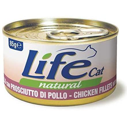 Life Cat Pollo con Prosciutto Lattina 85gr