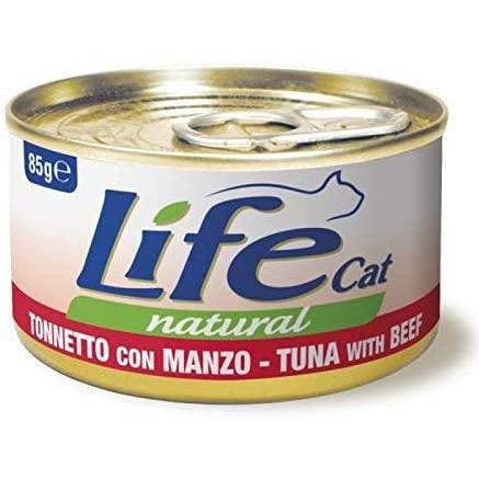 Life Cat Tonno con Manzo Lattina 85gr