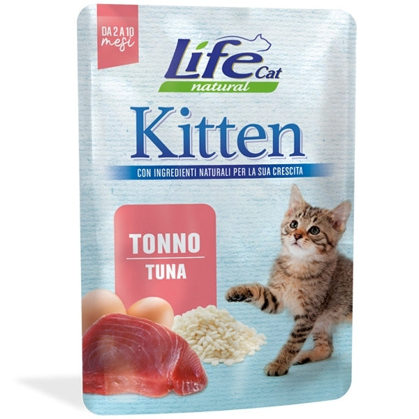 Life Pet Care - Life Cat Natural Kitten Tonno 1 Bustina 70,00 gr