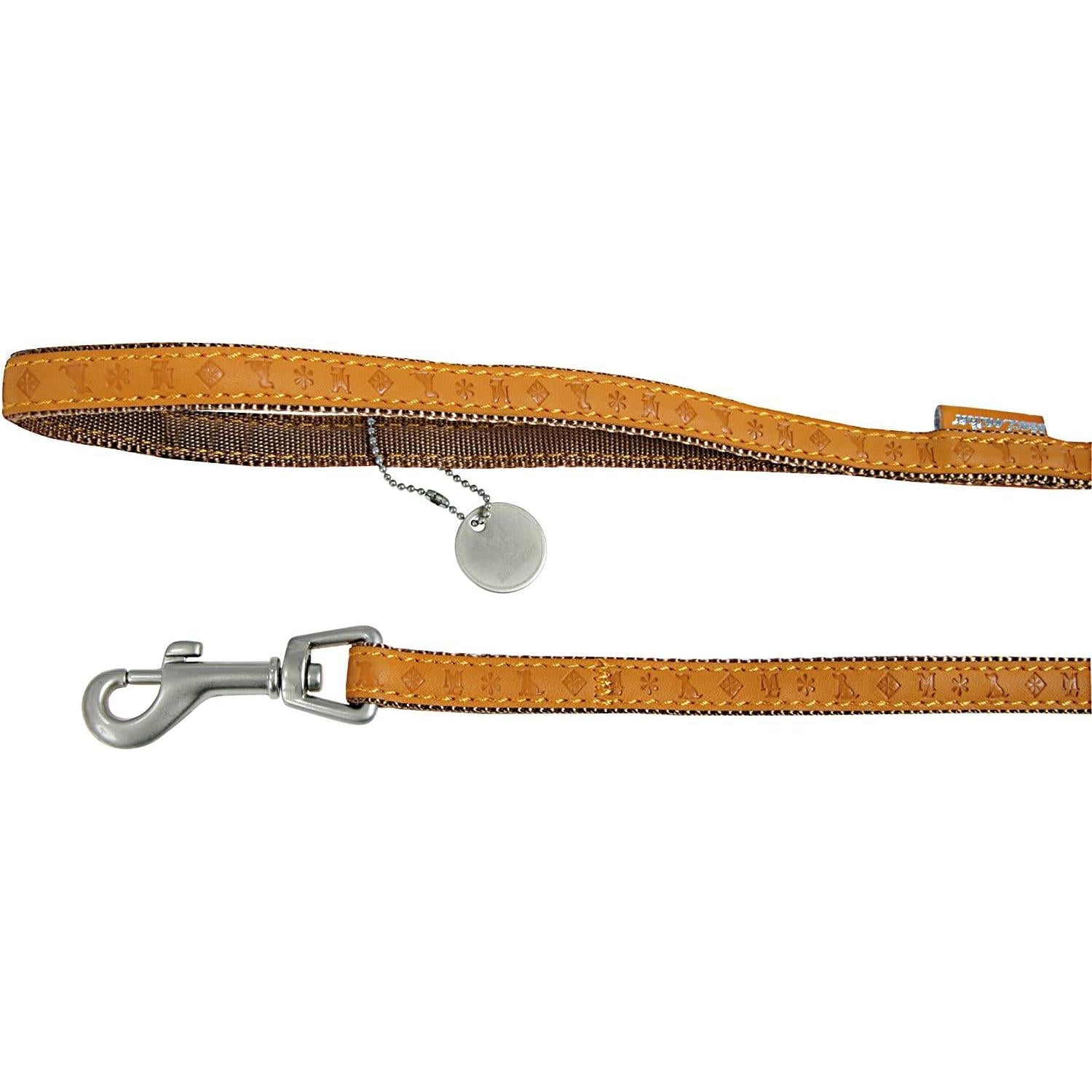 marque+generique Zolux Mac Leather Guinzaglio per Cane Giallo 10 mm