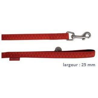 marque+generique Zolux Mac Leather Guinzaglio per Cane Rosso 10 mm