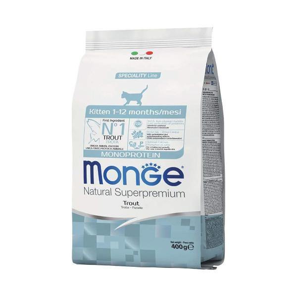 Monge cat dry food kitten monoprotein trota kg. 1,5